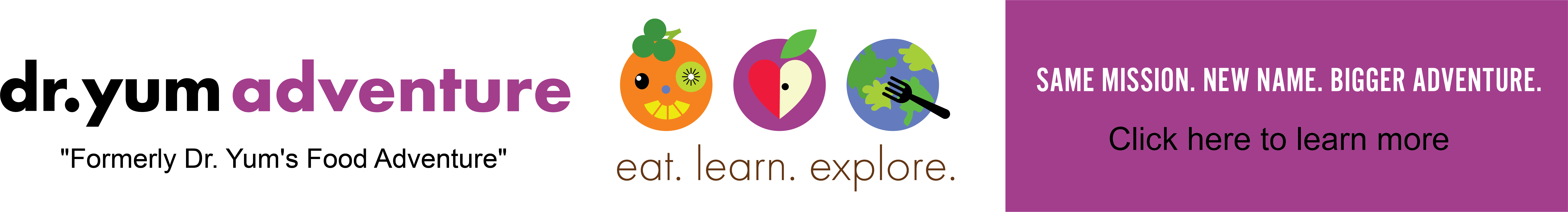 Dr. Yum Food Adventure Banner